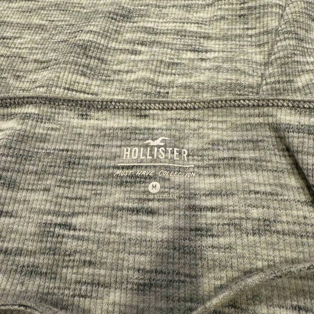Hollister‎ Ribbed Tank Top Cami Criss Cross Strap Olive Green Casual Women's - Picture 4 of 4